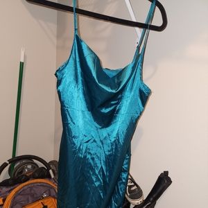 BlushMark Emerald Cowl Neck Dress
